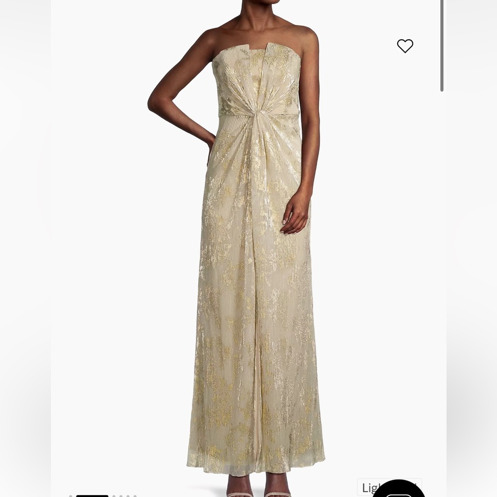 Aidan Mattox Gold Gown